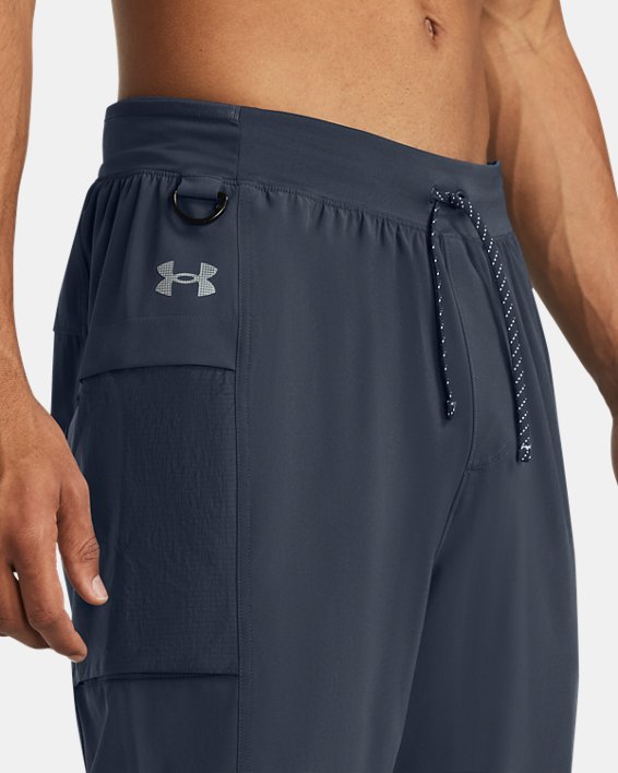 Men's UA Launch Trail Pants, Gray, pdpMainDesktop image number 4